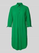 Marc Cain Knielanges Hemdblusenkleid mit Knopfleiste in Gruen, Größe 3...