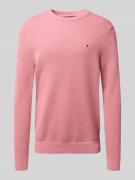 Tommy Hilfiger Regular Fit Strickpullover aus reiner Baumwolle in Altr...