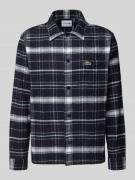 Lacoste Oversized Hemdjacke aus reiner Baumwolle Modell '6CG' in Dunke...
