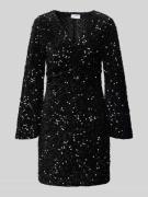 Vila Minikleid mit Pailletten Modell 'BARINA' in Black, Größe L