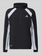 adidas Training Sweatjacke mit Kapuze in Black, Größe L