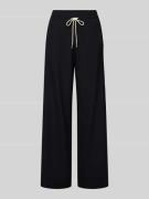 Marc O'Polo Wide Leg Sweatpants mit Kontraststreifen in Marine, Größe ...