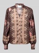 Neo Noir Hemdbluse mit Knopfleiste Modell 'Massima' in Black, Größe 34