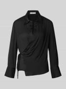 Mango Hemdbluse mit Schnürverschluss in Black, Größe L