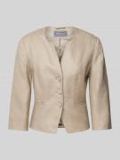 WHITE LABEL Blazer mit Leistentaschen in Sand, Größe 44
