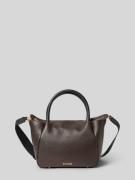 BOGNER Handbag aus echtem Leder Modell 'Raja' in Dunkelbraun, Größe 1