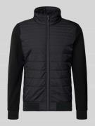 Christian Berg Men Sweatjacke mit Reißverschluss in Black, Größe 3XL