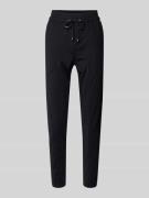 Marc Cain Slim Fit Stoffhose mit Reißverschlusstaschen in Black, Größe...