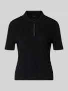 Marc Cain Wollpullover mit Kaschmir-Anteil in Black, Größe 34