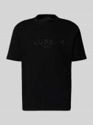 Antony Morato T-Shirt mit Label-Detail in BLACK, Größe L