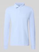 Polo Ralph Lauren Poloshirt mit Label-Stitching in Bleu, Größe L