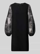 Luisa Cerano Minikleid mit Ballonärmeln in Black, Größe 36