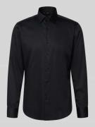 BOSS Regular Fit Businesshemd aus reiner Baumwolle Modell 'JOE' in Bla...