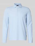 MAERZ Muenchen Regular Fit Poloshirt mit Knopfleiste in Hellblau, Größ...