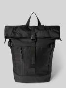 Strellson Rucksack im Roll Top Design Modell 'EDDIE' in Black, Größe 1