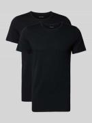 MCNEAL T-Shirt mit Rundhalsausschnitt im 2er-Pack in Black, Größe XXL