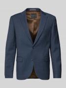 bugatti 2-Knopf-Sakko mit Reverskragen in Blau, Größe 102