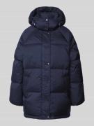 Gant Daunenjacke mit Kapuze und Eingrifftaschen in Marine, Größe L
