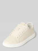 Tommy Hilfiger Low Top Sneaker aus echtem Leder in Offwhite, Größe 36