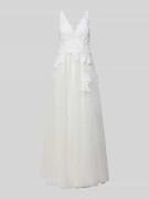 Mascara Brautkleid mit Herz-Ausschnitt in Offwhite, Größe 48