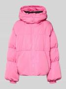 OH APRIL Steppjacke mit Kapuze in Pink, Größe XS