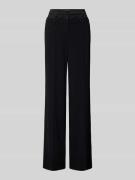 Luisa Cerano Stoffhose mit Bundfalten in Black, Größe 38