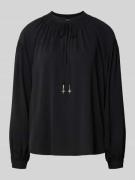 JOOP! Blusenshirt mit Raffungen Modell 'Brigida' in Black, Größe 34