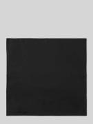 Monti Fein strukturiertes Einstecktuch aus Seide in Black, Größe 1