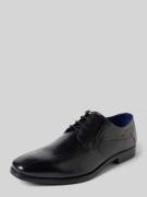 bugatti Derby aus Leder mit Schnürung Modell 'Savio Evo' in Black, Grö...