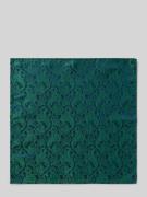 Monti Seideneinstecktuch mit Allover-Muster in Gruen, Größe 1