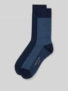 Christian Berg Men Socken mit Label-Detail im 2er-Pack in Dunkelblau, ...