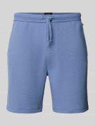 BOSS Regular Fit Sweatshorts aus Baumwoll-Mix Modell 'WAFFLE' in Jeans...