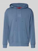 HUGO Regular Fit Hoodie aus Baumwoll-Mix Modell 'LAZE' in Jeansblau, G...