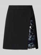 Luisa Cerano Minirock mit Gehschlitz in Black, Größe 38