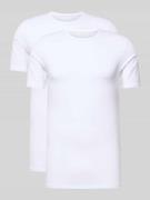 MCNEAL T-Shirt mit Rundhalsausschnitt in Weiss, Größe L