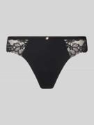BOSS String mit Spitze Modell 'THONG_BLOSSOM' in Black, Größe L
