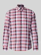 bugatti Freizeithemd mit Knopfleiste in Rot, Größe L