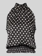 Neo Noir Blusentop im Allover-Look in Black, Größe 34