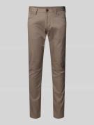 Emporio Armani Jeans mit Eingrifftaschen und Label-Detail in Beige, Gr...