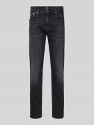 Tommy Jeans Slim Fit Jeans aus Baumwoll-Mix Modell 'AUSTIN' in Black, ...