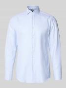 BOSS Slim Fit Businesshemd aus reiner Baumwolle Modell 'HANK' in Bleu,...