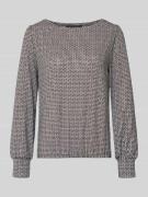 Betty Barclay Longsleeve im Allover-Look in Black, Größe 36