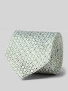 Monti Krawatte aus Seide im Allover-Look (7 cm) in Gruen, Größe 1