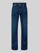 Levi's® Straight Leg Jeans Modell '501®' in Dunkelblau, Größe 31/32