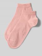 Falke Socken mit geripptem Abschluss im 2er-Pack in Rosa, Größe 35-38