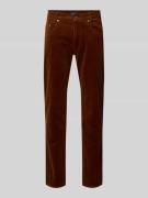 bugatti Modern Fit Stoffhose mit 5-Pocket-Design in Cognac, Größe 33/3...