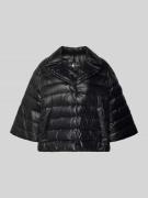 Luisa Cerano Daunenjacke mit Reverskragen in Black, Größe 34