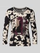 Betty Barclay T-Shirt mit 3/4-Ärmel in Black, Größe 36