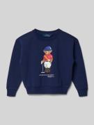 Polo Ralph Lauren Kids Sweatshirt mit Label-Print in Marine, Größe 104