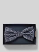 Willen Fliege aus reiner Seide mit verstellbarer Kragenweite in Anthra...